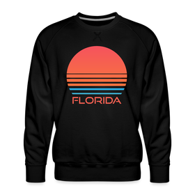 Premium Florida Sweatshirt - Retro 80s Men's Sweatshirt