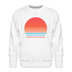 Premium Breckenridge Sweatshirt - Retro 80s Men's Colorado Sweatshirt - white