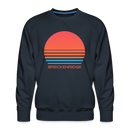 Premium Breckenridge Sweatshirt - Retro 80s Men's Colorado Sweatshirt - navy
