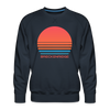 Premium Breckenridge Sweatshirt - Retro 80s Men's Colorado Sweatshirt - navy