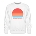 Premium Brooklyn Sweatshirt - Retro 80s Men's New York Sweatshirt - white
