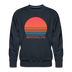 Premium Brooklyn Sweatshirt - Retro 80s Men's New York Sweatshirt - navy