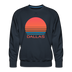 Premium Dallas Sweatshirt - Retro 80s Men's Texas Sweatshirt - navy