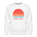 Premium Denver Sweatshirt - Retro 80s Men's Colorado Sweatshirt - white