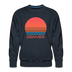 Premium Denver Sweatshirt - Retro 80s Men's Colorado Sweatshirt - navy