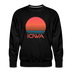 Premium Iowa Sweatshirt - Retro 80s Men's Sweatshirt - black