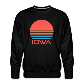 Premium Iowa Sweatshirt - Retro 80s Men's Sweatshirt