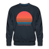 Premium Lake of the Ozarks Sweatshirt - Retro 80s Men's Missouri Sweatshirt - navy