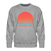 Premium Minnesota Sweatshirt - Retro 80s Men's Sweatshirt - heather grey