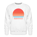 Premium Montana Sweatshirt - Retro 80s Men's Sweatshirt - white