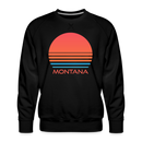 Premium Montana Sweatshirt - Retro 80s Men's Sweatshirt - black