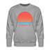 Premium Montana Sweatshirt - Retro 80s Men's Sweatshirt - heather grey