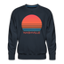 Premium Nashville Sweatshirt - Retro 80s Men's Tennessee Sweatshirt - navy