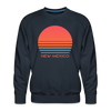 Premium New Mexico Sweatshirt - Retro 80s Men's Sweatshirt - navy