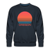 Premium Oregon Sweatshirt - Retro 80s Men's Sweatshirt - navy