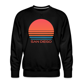Premium San Diego Sweatshirt - Retro 80s Men's California Sweatshirt