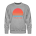 Premium Truckee Sweatshirt - Retro 80s Men's California Sweatshirt - heather grey