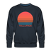 Premium Telluride Sweatshirt - Retro 80s Men's Colorado Sweatshirt - navy
