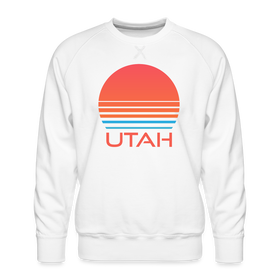 Premium Utah Sweatshirt - Retro 80s Men's Sweatshirt