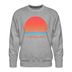 Premium Vermont Sweatshirt - Retro 80s Men's Sweatshirt - heather grey
