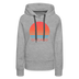 Premium Women's Chicago, Illinois Hoodie - Retro 80s - heather grey