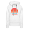 Premium Women's Austin, Texas Hoodie - Retro 80s - white