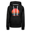 Premium Women's Austin, Texas Hoodie - Retro 80s - charcoal grey