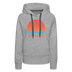 Premium Women's Boulder, Colorado Hoodie - Retro 80s - heather grey
