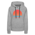 Premium Women's - Retro 80s California Hoodie - heather grey