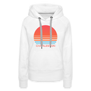 Premium Women's Charleston, South Carolina Hoodie - Retro 80s - white