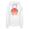 Premium Women's Denver, Colorado Hoodie - Retro 80s - white