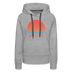 Premium Women's Denver, Colorado Hoodie - Retro 80s - heather grey