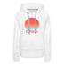 Premium Women's - Retro 80s Iowa Hoodie - white