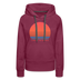 Premium Women's Lake of the Ozarks, Missouri Hoodie - Retro 80s - burgundy