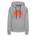 Premium Women's Lake of the Ozarks, Missouri Hoodie - Retro 80s - heather grey
