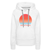 Premium Women's - Retro 80s Montana Hoodie - white
