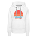 Premium Women's - Retro 80s Montana Hoodie - white