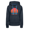 Premium Women's - Retro 80s Montana Hoodie - navy
