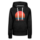 Premium Women's - Retro 80s Montana Hoodie - charcoal grey