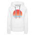Premium Women's Jackson Hole, Wyoming Hoodie - Retro 80s - white