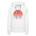 Premium Women's Lake Tahoe, California Hoodie - Retro 80s - white