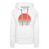 Premium Women's Los Angeles, California Hoodie - Retro 80s - white