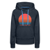 Premium Women's Los Angeles, California Hoodie - Retro 80s - navy