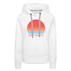 Premium Women's - Retro 80s New Mexico Hoodie - white