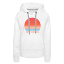 Premium Women's - Retro 80s New Mexico Hoodie - white