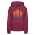 Premium Women's - Retro 80s New Mexico Hoodie - burgundy