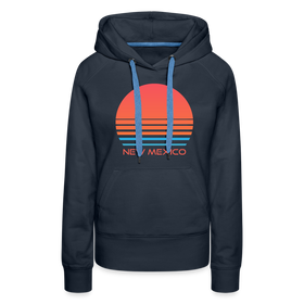 Premium Women's - Retro 80s New Mexico Hoodie - navy