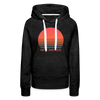 Premium Women's - Retro 80s New Mexico Hoodie - charcoal grey