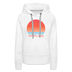 Premium Women's Portland, Oregon Hoodie - Retro 80s - white