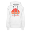 Premium Women's San Diego, California Hoodie - Retro 80s - white